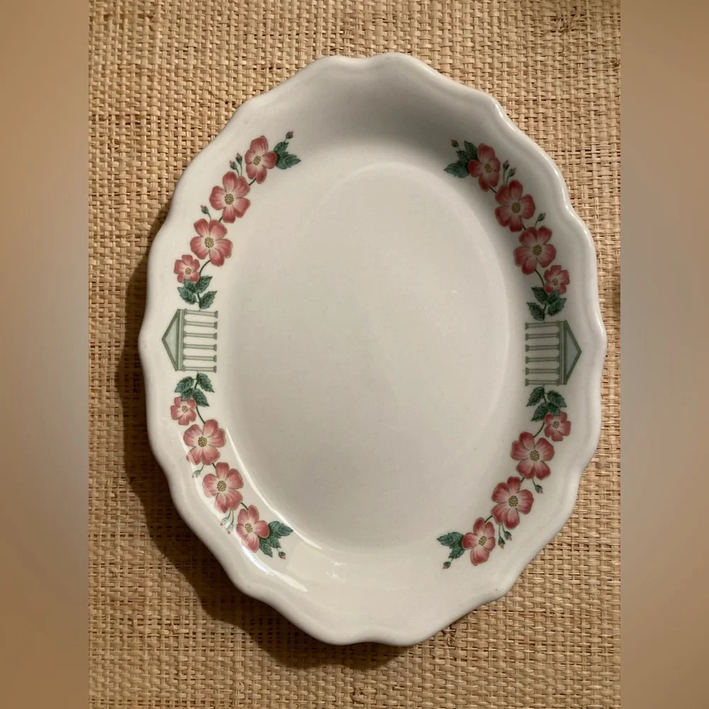 Historical Hotel John Marshall Hotel Platter Dogwood Platter